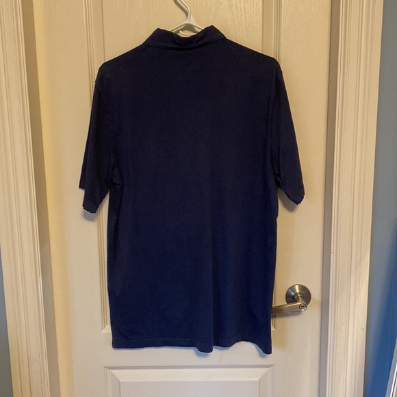 ZARA COMBINATION KNIT POLO MID-BLUE - Picture 5 of 5